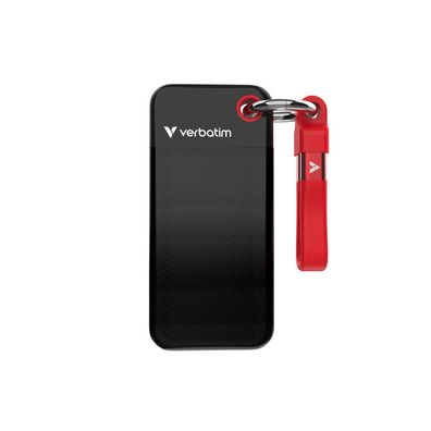 Verbatim Pocket SSD USB 3.2 1TB Black/Red 32192