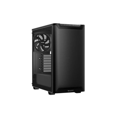 Pure Base 501 Airflow Window Black (Schwarz, Tempered Glass)