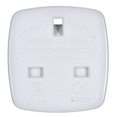 gembird AC Reiseadapter, EU Schuko auf UK Stecker