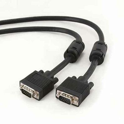 gembird Premium doppelt geschirmtes VGA-Kabel, 5 m, schw