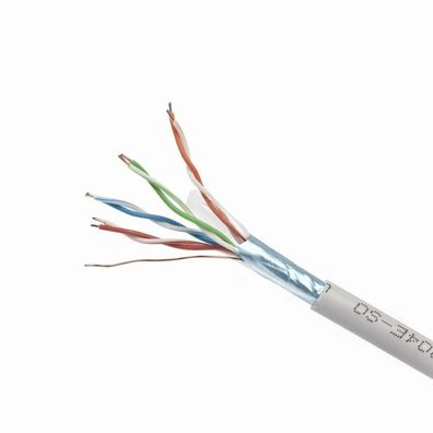 gembird CAT5e FTP LAN-Kabel (Premium CCA), massiv, 100 m