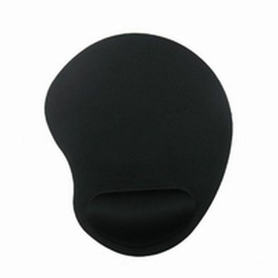 gembird Mauspad mit weicher Handgelenkauflage, schwarz