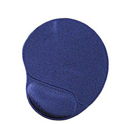 gembird Gel-Mauspad mit Handgelenkstütze, blau