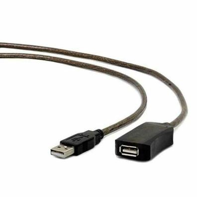 gembird Aktives USB 2.0-Verlängerungskabel, 10 m, schw
