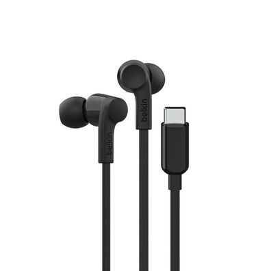 Belkin Rockstar In Ear Kopfhörer Kabel, USB-C, schw. G3H0002hqBKV2