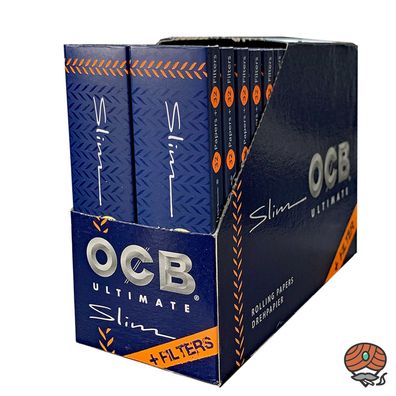 OCB Ultimate Slim Zigarettenpapier + Filtertips 32 Hefte à 32 Blatt