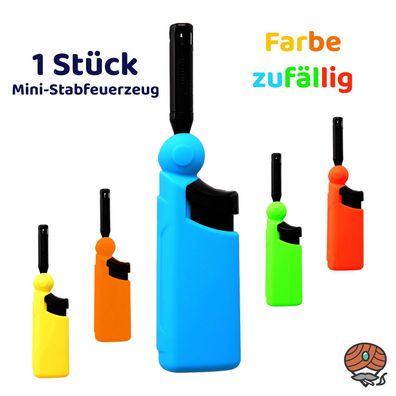 Atomic Mini Stabfeuerzeug Ducky Neon, Farbe zufällig