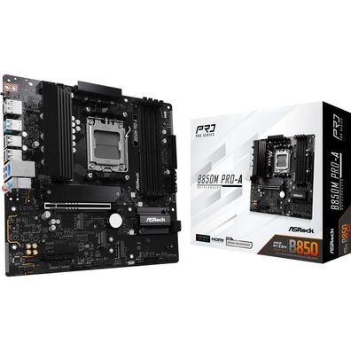 ASRock B850M Pro-A, AM5 mATX HDMI/DP, DDR5