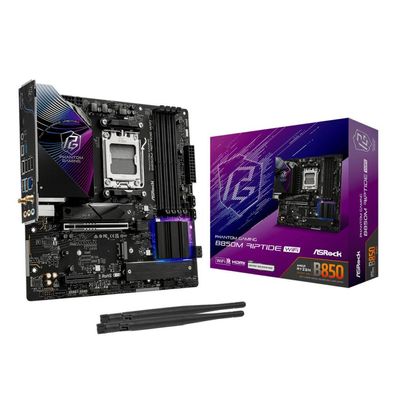 ASRock B850M Riptide WiFi, AM5 mATX HDMI/DP, DDR5