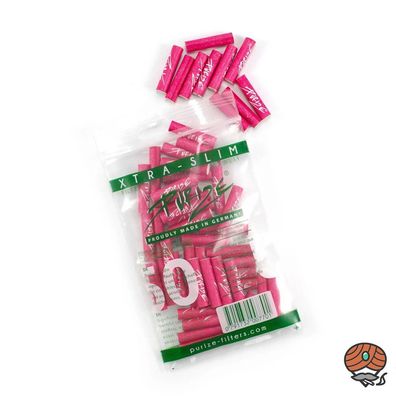 Purize Activkohlefilter XTRA SLIM pink, 50 Stück