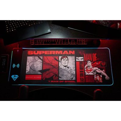 Numskull Mauspad DC Comics Superman wireless Charge 30x80cm