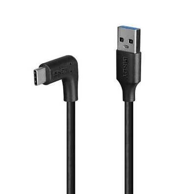 LINDY 1.5m USB 3.2 Typ A an C Kabel 90 Grad gewinkelt