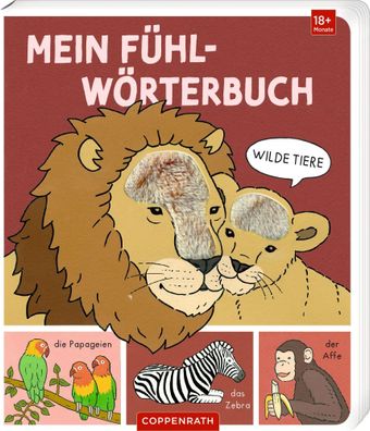 Mein Fühl-Wörterbuch | Wilde Tiere | Sybille Brauer | Buch | 12 S. | Deutsch