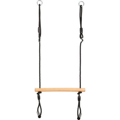 Trapezschaukel mit Turnringen "Black Line"