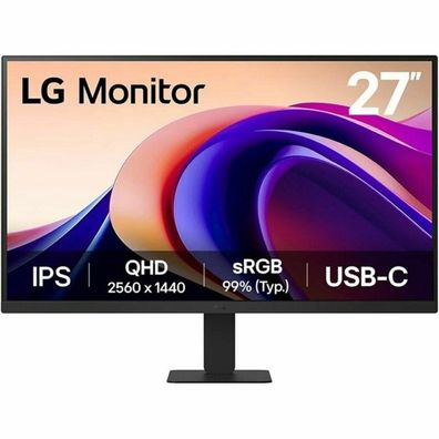 LG 27" 27UA631A-B QHD IPS Monitor, HDMI USB-C 16:9