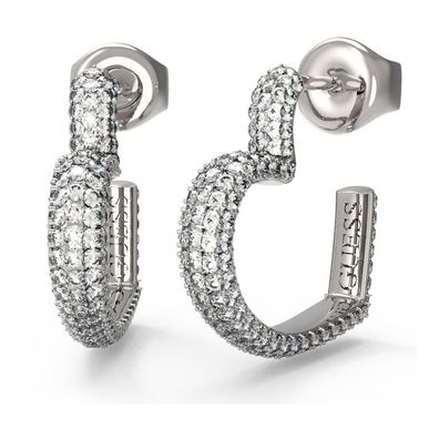 Beloved Heart-Shaped Hoop Earrings JUBE05017JWRHT/U