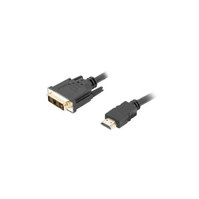 Lanberg HDMI(M)-> DVI-D(M)(18 + 1) KABEL 1.8M Schwarz SINGLE LI