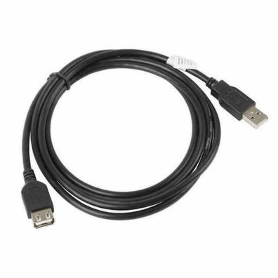Lanberg USB-A Verlängerungskabel M/W 2.0 1.8M Schwarz