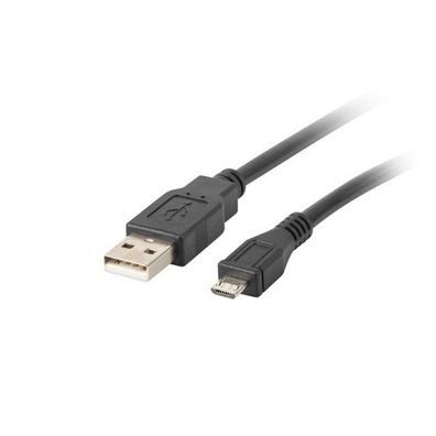 Lanberg USB MICRO(M)-> USB-A(M) 2.0 KABEL 1M Schwarz