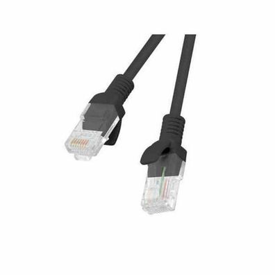 Lanberg Patchkabel CAT.5E UTP 10M Schwarz FLUKE Zertifikat