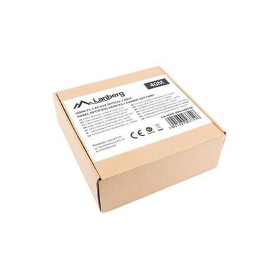 Lanberg HDMI KABEL M/M V2.1 40M 8K Schwarz Optisch AOC
