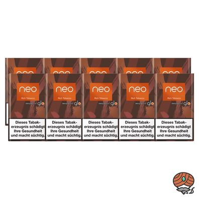 neo Rich (ehem. Bright) Tobacco für GLO Tabak Heater - Tabak Sticks 10x20 Stück