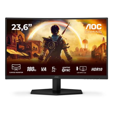 AOC 59,9cm (23,6") C24G42E, 16:09 Curved HDMI+DP black