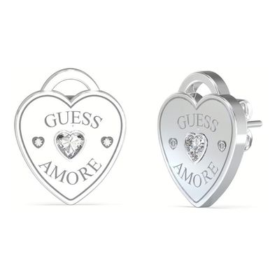 Guess Amore JUBE05058JWRHT/U Herzohrringe aus Stahl