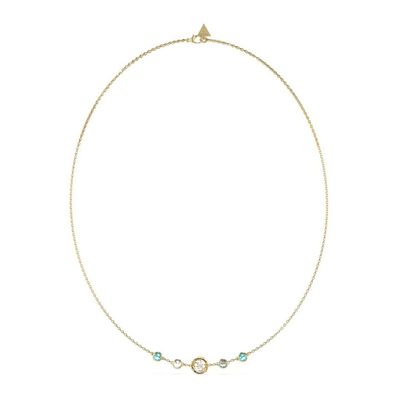 Luxuriöse vergoldete Halskette Petra JUBN05097JWYGAQT/U