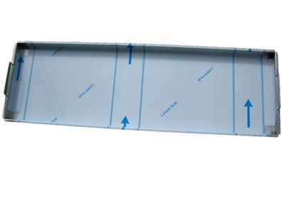 Kroatische Edelstahl V2A Wanne Fettwanne für Spanferkelgrill Lammgrill 115x29x4,5 cm