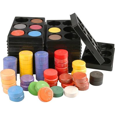 Set Farbpucks, Ø 44 mm, inkl. Farbpaletten