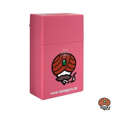 Atomic Sprungdeckel Zigarettenbox Rosa Tabakguru Motiv
