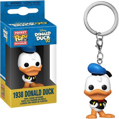 Disney Donald Duck 90 - 1938 Donald Duck - Schlüsselanhänger Funko Pocket POP! K