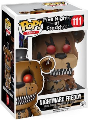 Five Nights at Freddy's - Nightmare Freddy 111 Funko Pop! Vinyl Figur