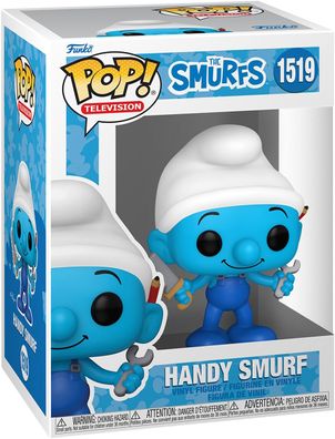 The Smurfs - Handy Smurf 1519 - Funko Pop! Vinyl Figur