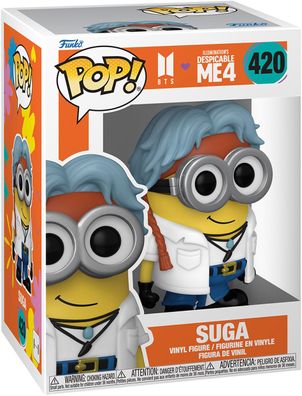Minion x BTS Despicable Me 4- Suga 420 - Funko Pop! Vinyl Figur