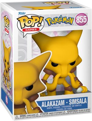 Pok&eacute; on - Alakazam Simsala 855 - Funko Pop! Vinyl Figur