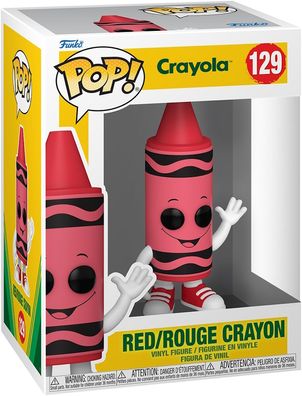 Crayola - Red/Rouge Crayon 129 - Funko Pop! Vinyl Figur