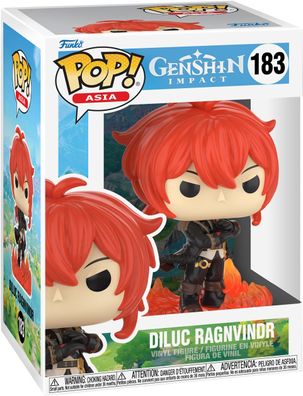 Genshin - Diluc Ragnvindr 183 - Funko Pop! Vinyl Figur