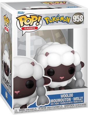 Pok&eacute; on - Wooloo Moumouton Wooly 958 - Funko Pop! Vinyl Figur
