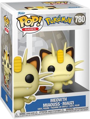 Pok&eacute; on - Meowth Miaouss Mauzi 780 Funko Pop! Vinyl Figur