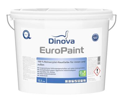 Dinova EuroPaint 12,5 Liter weiß