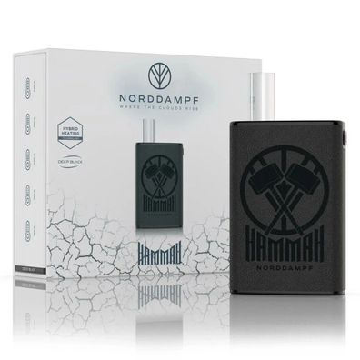 Norddampf Hammah Vaporizer Verdampfer - Deep Black - Inhalator für Heilkräuter