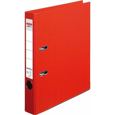 herlitz maX. file protect plus Ordner rot Kunststoff 5,0 cm DIN A4