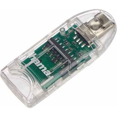 hama 8in1 Multi-Kartenleser transparent