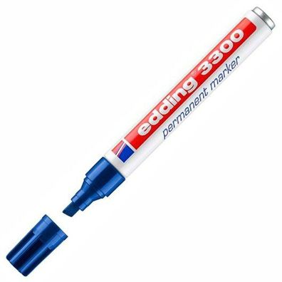 10 edding 3300 Permanentmarker blau 1,0 - 5,0 mm