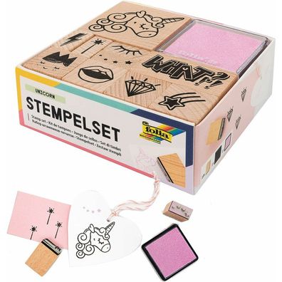 folia Motivstempel-Set Unicorn