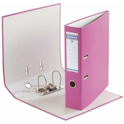 DONAU Klassik Ordner pink Karton 7,5 cm DIN A4