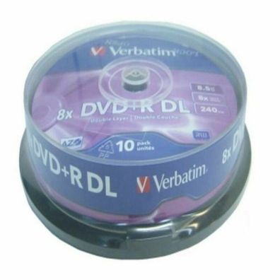 DVD+R DL 8,5 GB (8fach, 10 Stück)