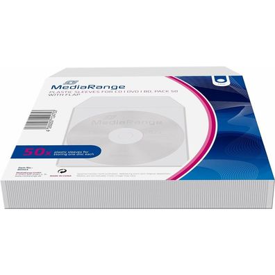 CD/DVD Plastikhüllen (50 Stück, Bulk)